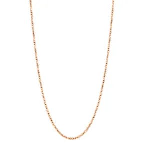 22" necklace in 18K rose gold