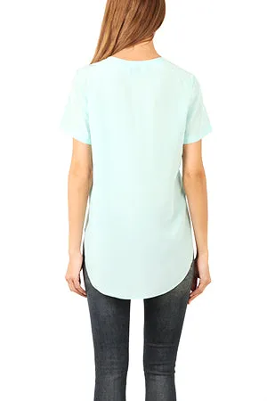 3.1 Phillip Lim Overlapped Side Seam Tee