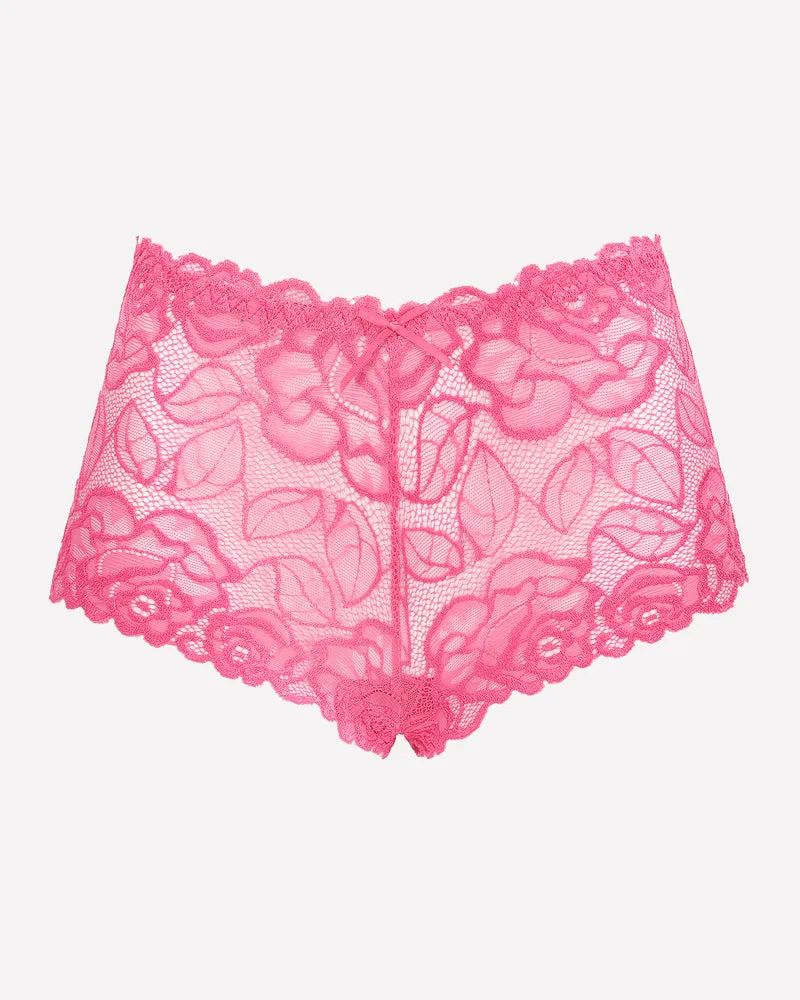 4 Pcs Floral Lace Panties High Waist Panty