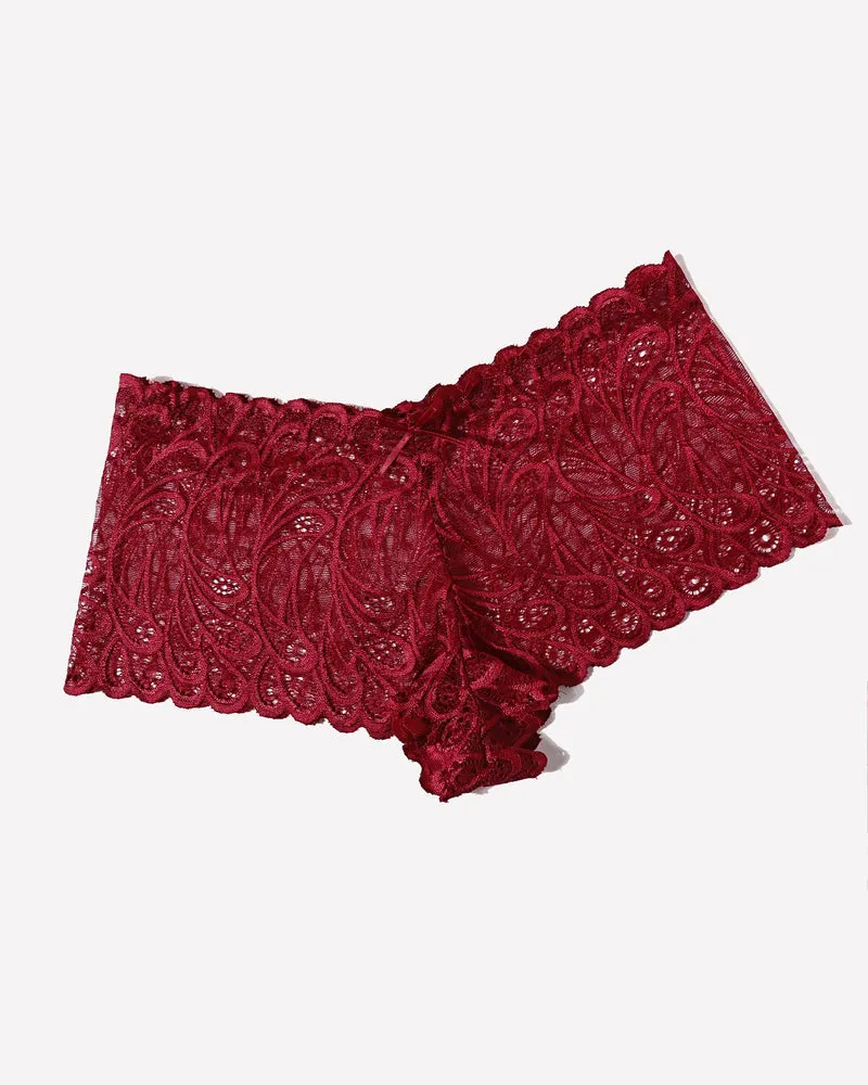 4 Pcs Floral Lace Panties High Waist Panty