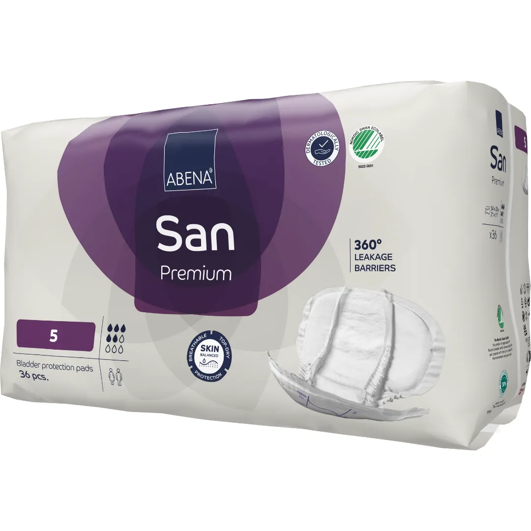 Abena San Premium 5 - Moderate to Heavy Pads