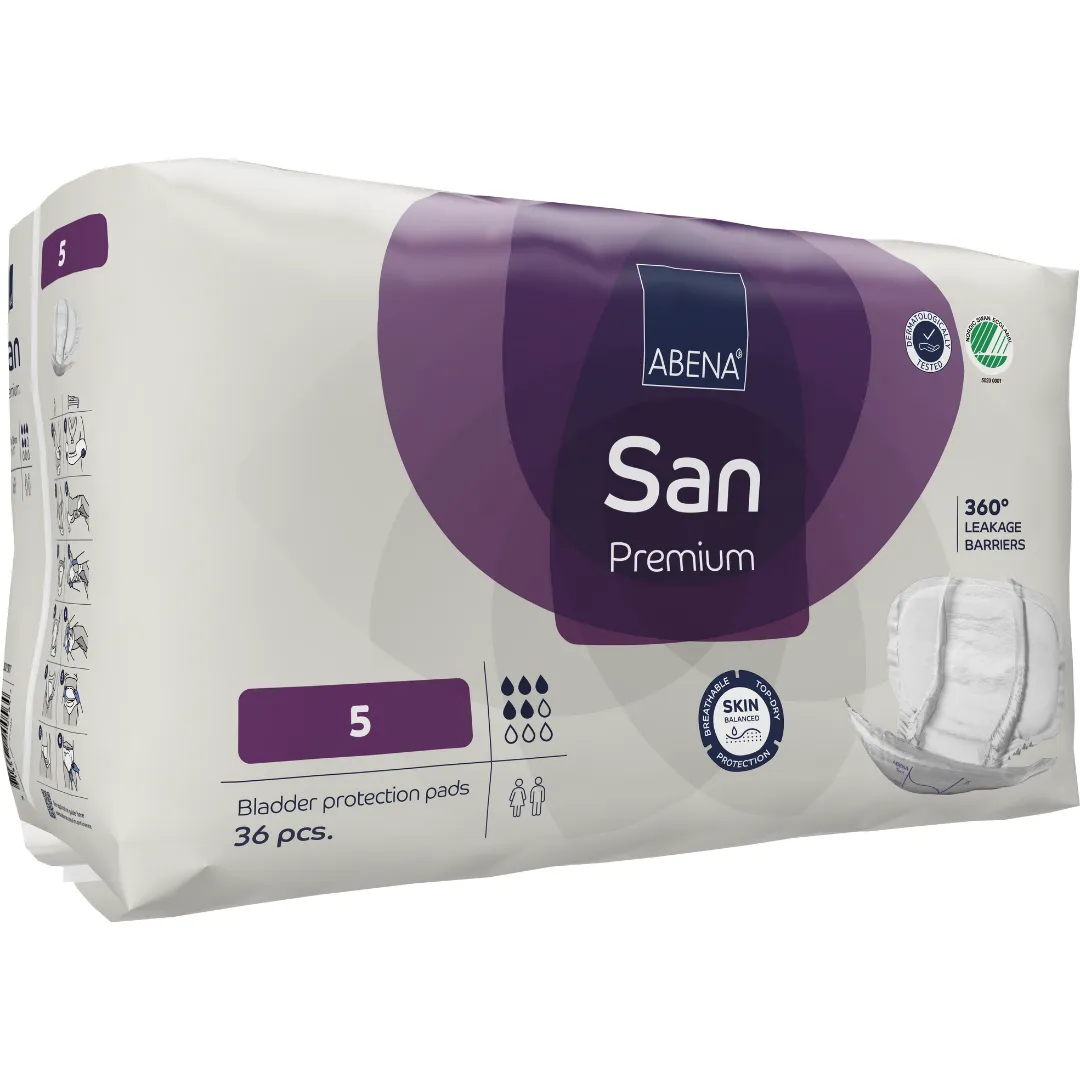 Abena San Premium 5 - Moderate to Heavy Pads