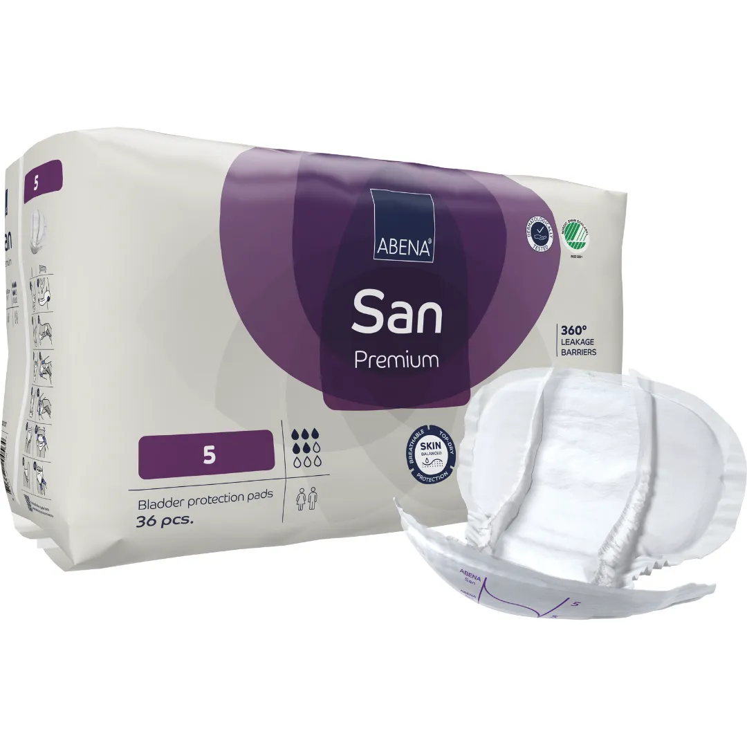 Abena San Premium 5 - Moderate to Heavy Pads