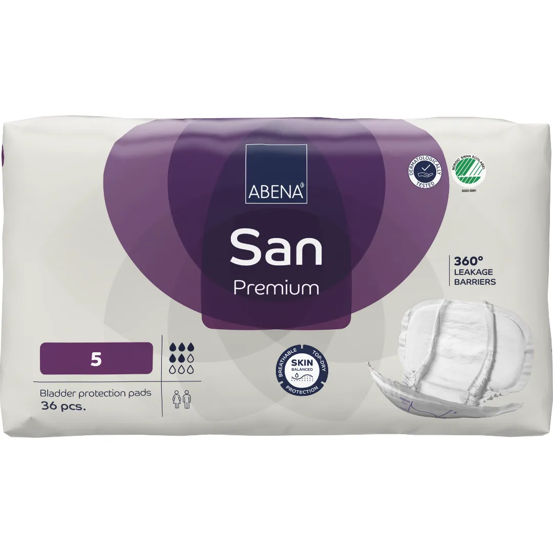 Abena San Premium 5 - Moderate to Heavy Pads