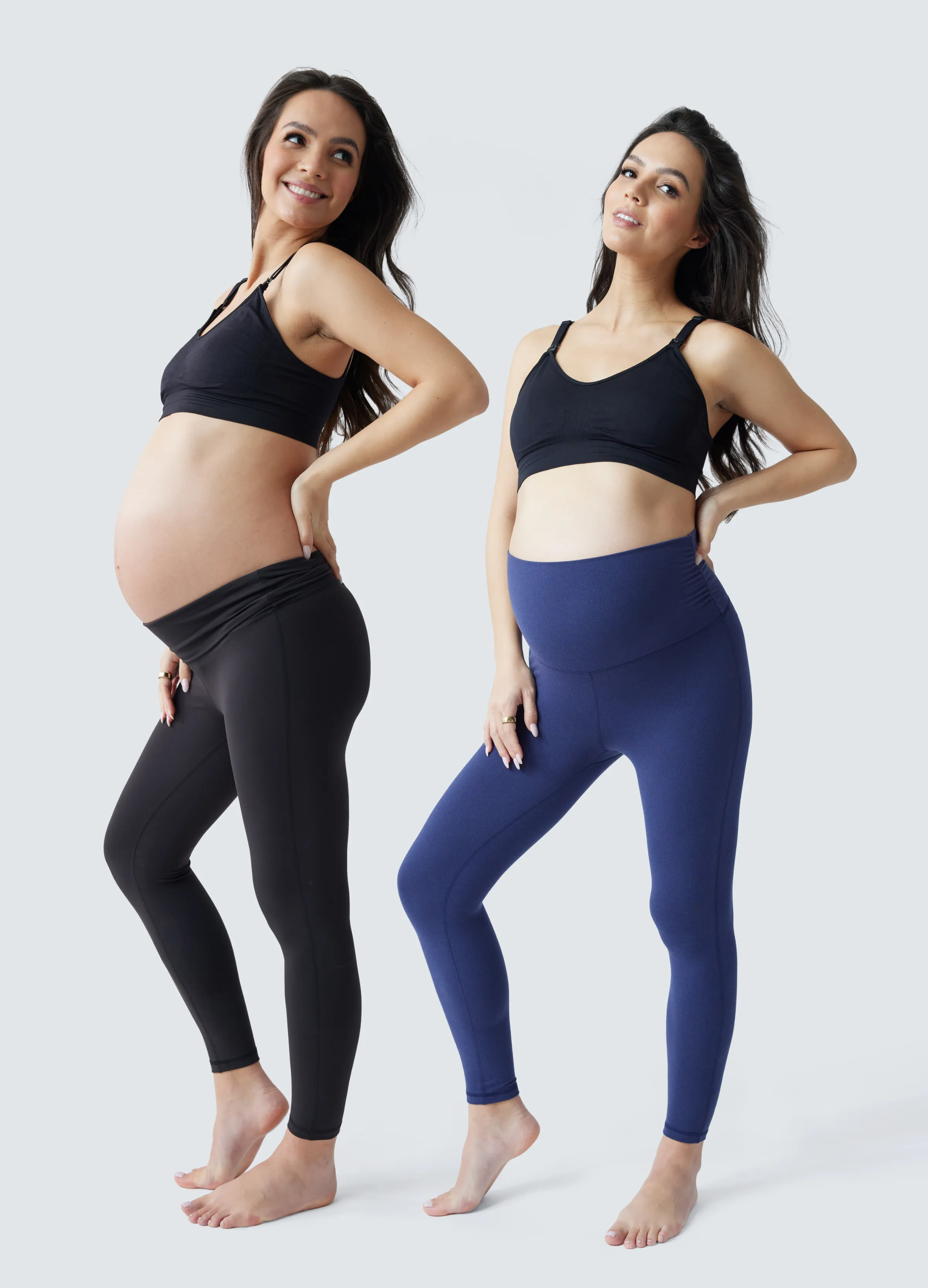 Active Legging with Fold Down Panel, Maternity 2-Pack