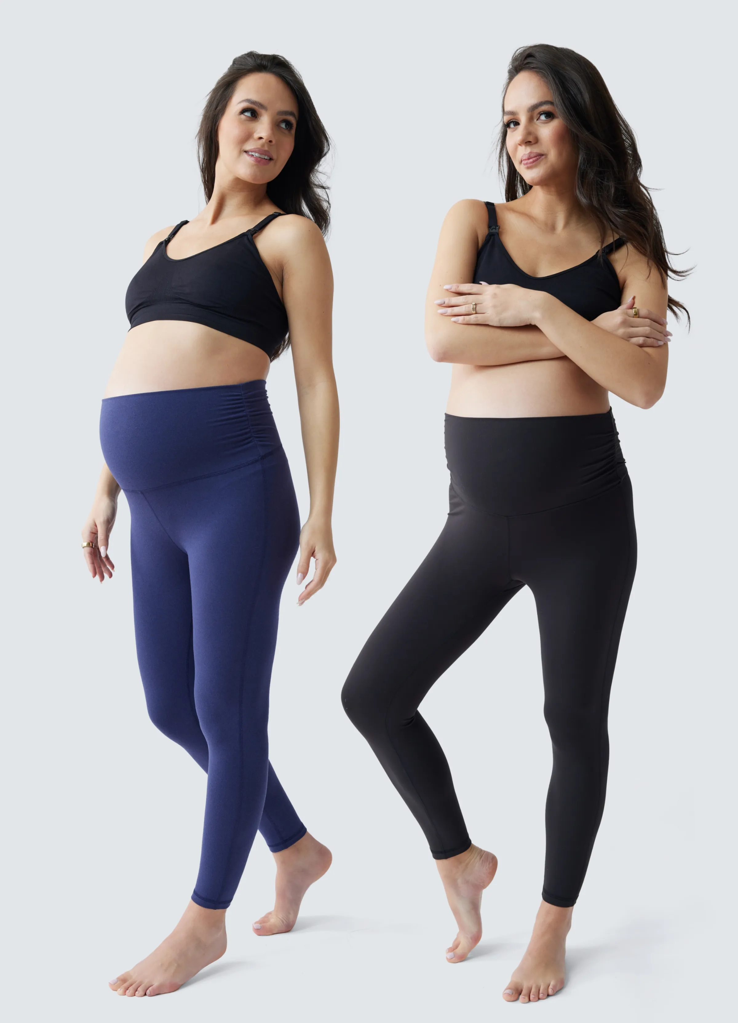 Active Legging with Fold Down Panel, Maternity 2-Pack