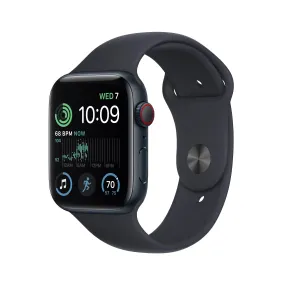 Apple Watch SE GPS   Cellular 44mm Midnight Aluminium Case with Midnight Sport Band - Regular