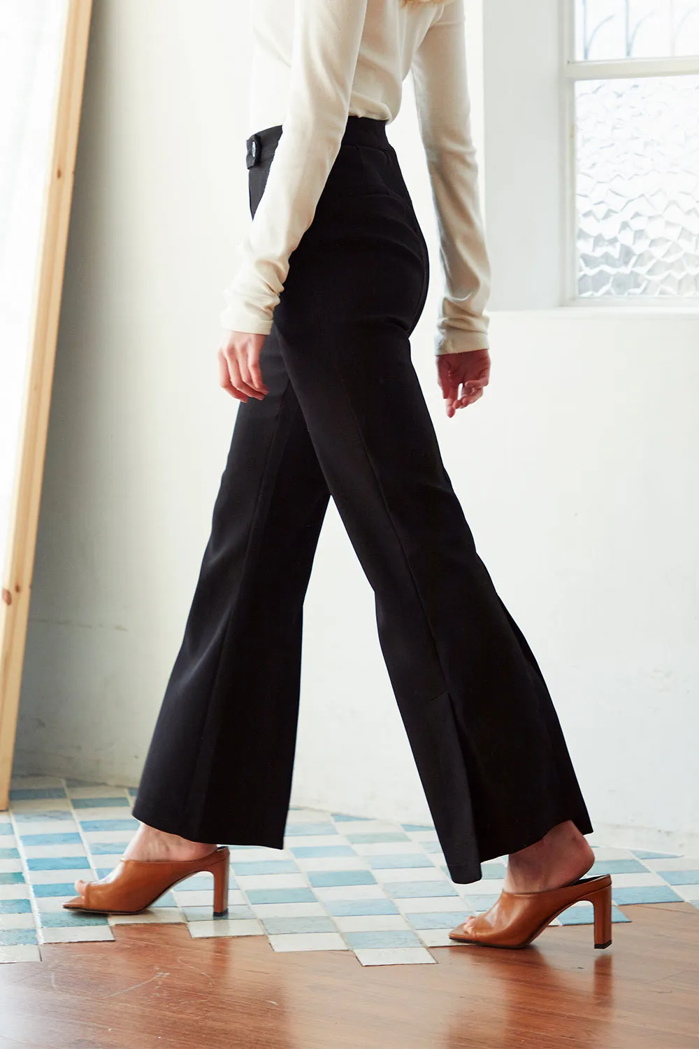 Ariel Slit Side Bootcut Pants