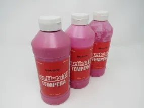 Binny & Smith Inc Artista II Tempera Paint - Lot of 3 Magenta 54-3115-1-169W -- New