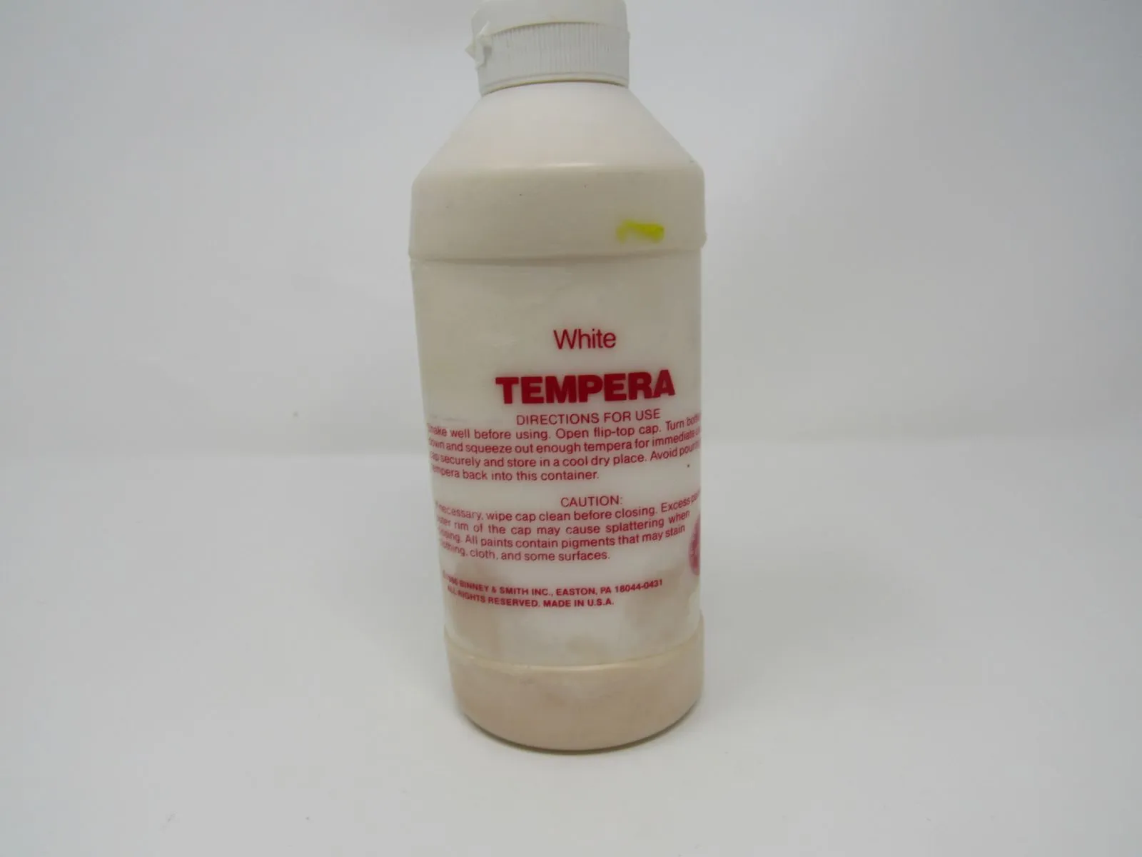 Binny & Smith Inc Artista II Tempera Paint White Non Toxic 54-3115 -- New