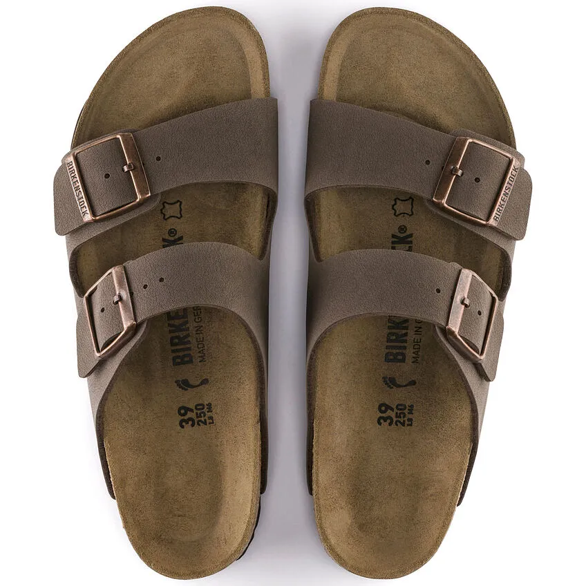 BIRKENSTOCK ARIZONA MOCHA BIRKIBUC Narrow