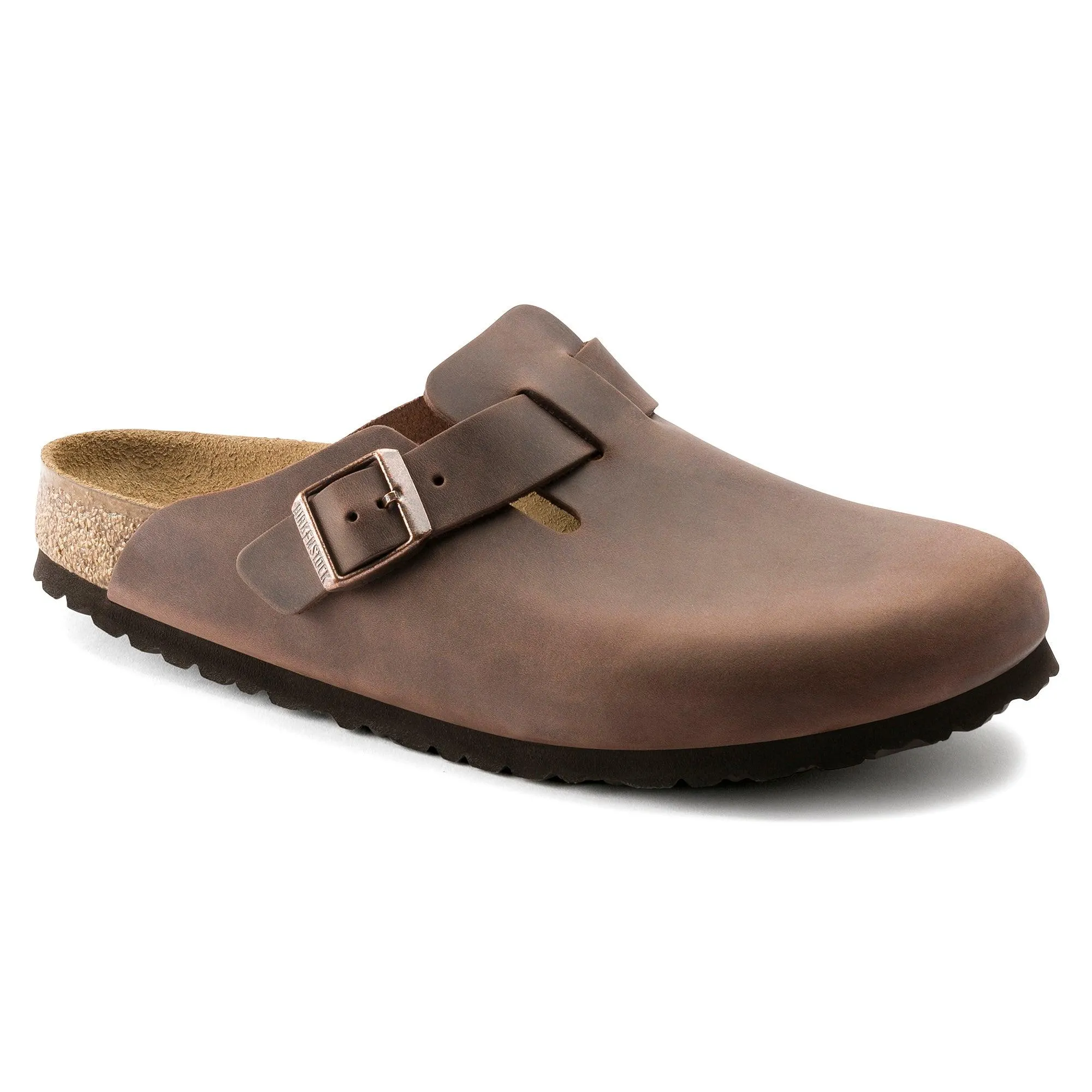 Birkenstock Boston Havana Oiled Leather Narrow