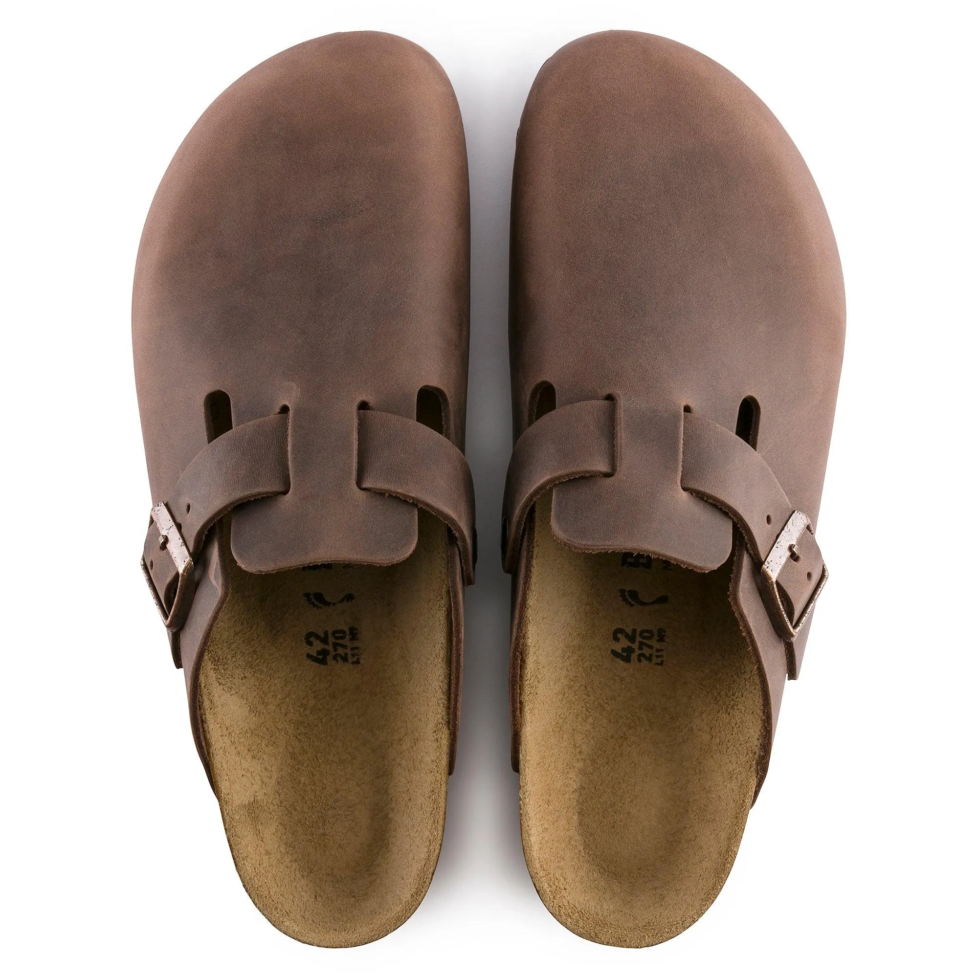 Birkenstock Boston Havana Oiled Leather Narrow