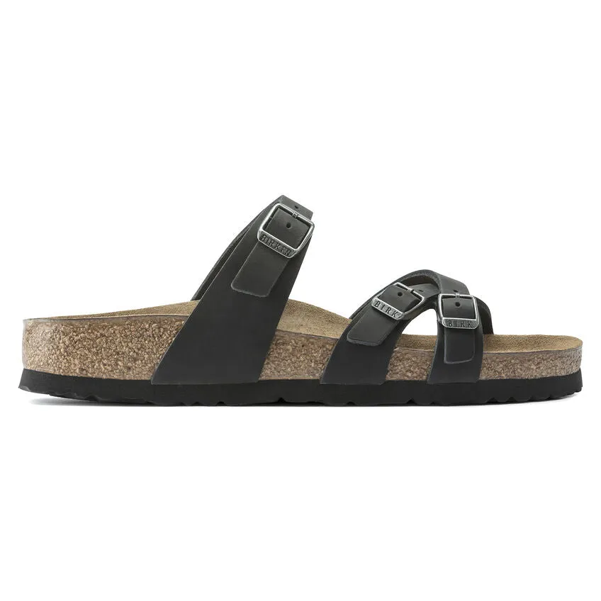 BIRKENSTOCK FRANCA BLACK OILED LEATHER