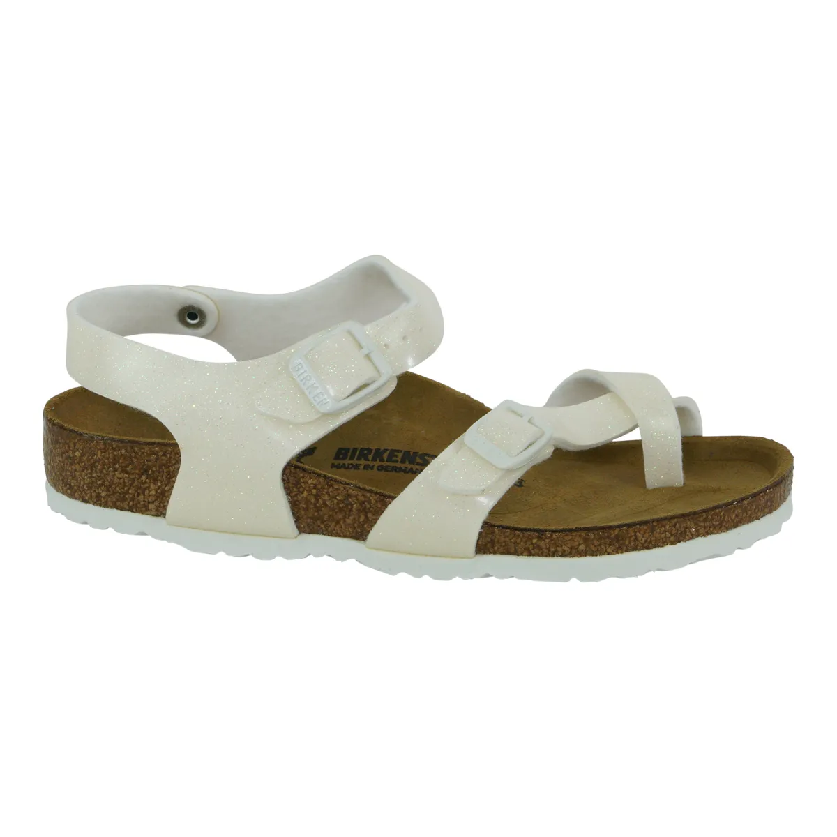 Birkenstock Kids Taormina Birko-Flor Sandals Magic Galaxy White 32 N