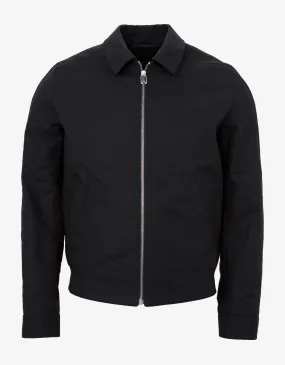 Black Dual-Fabric Blouson -