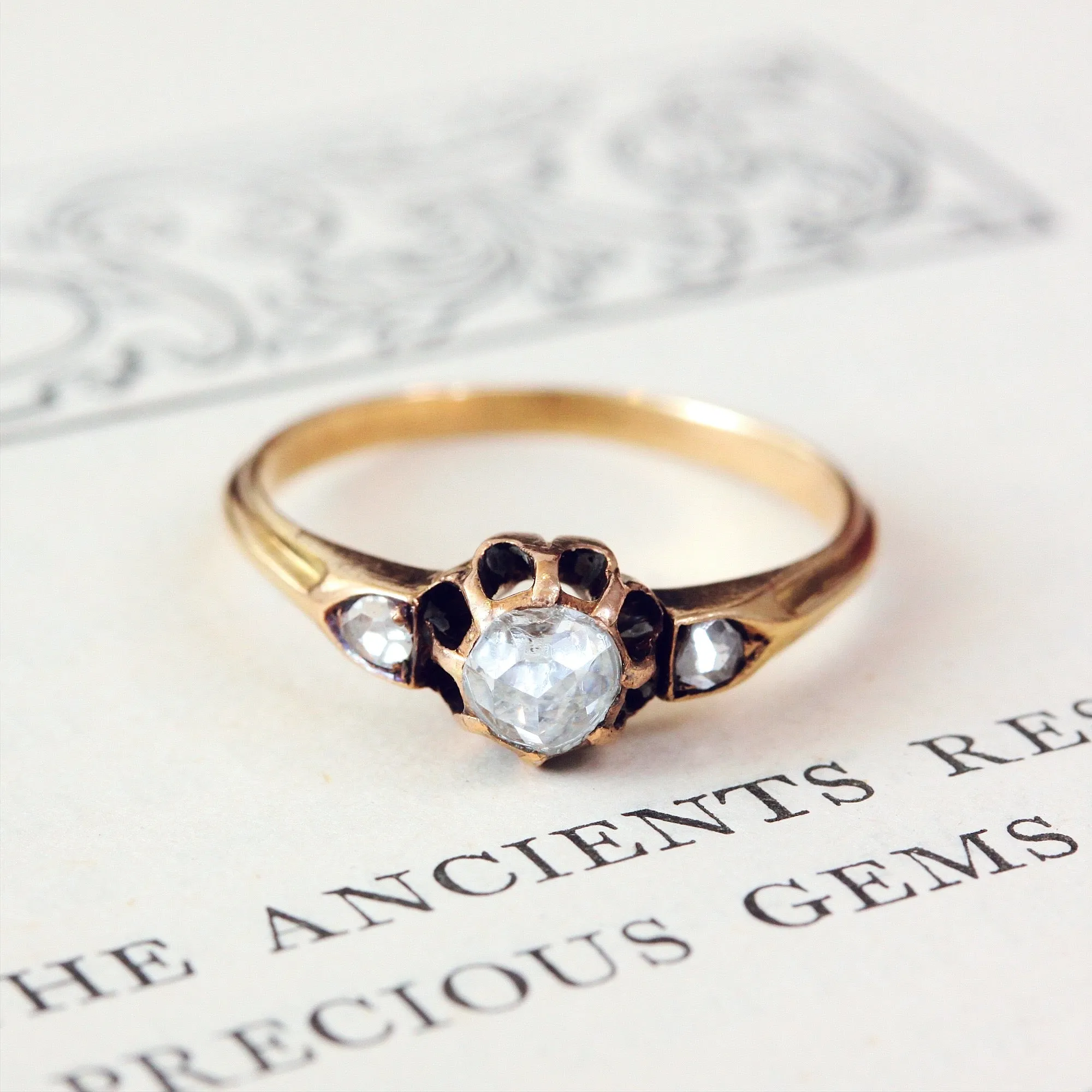 Bless'd Antique Rose Cut Diamond Ring