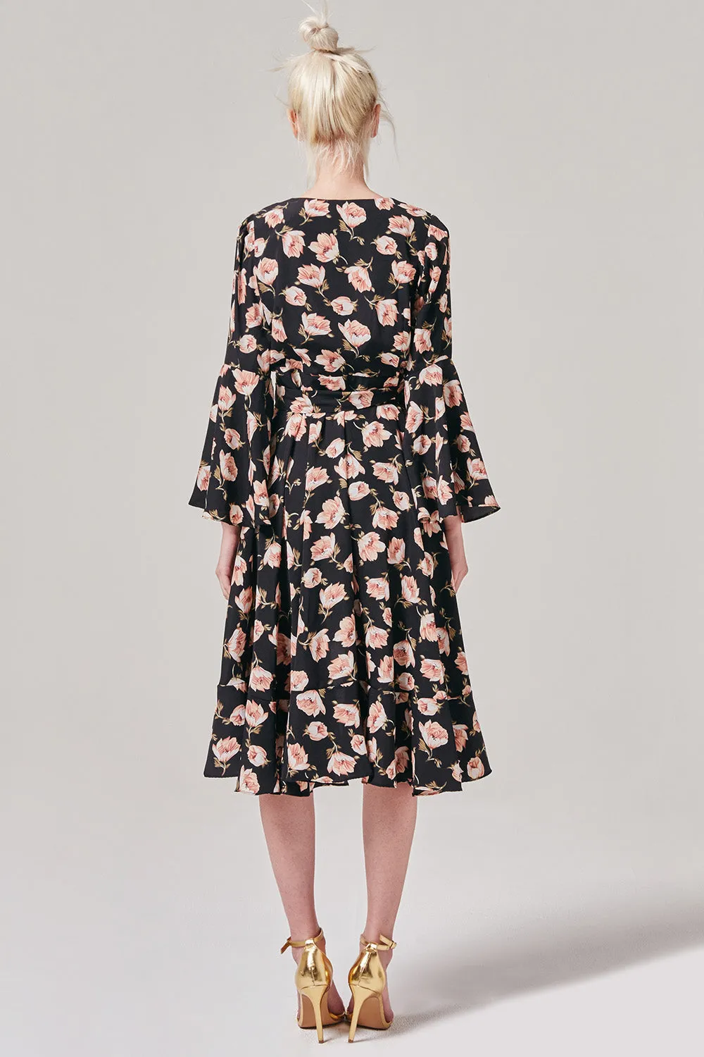 Blossoming Wrap Dress