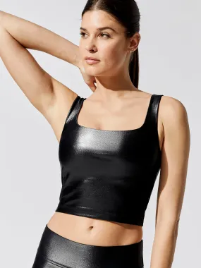 Cami Tank in Takara Shine - Black