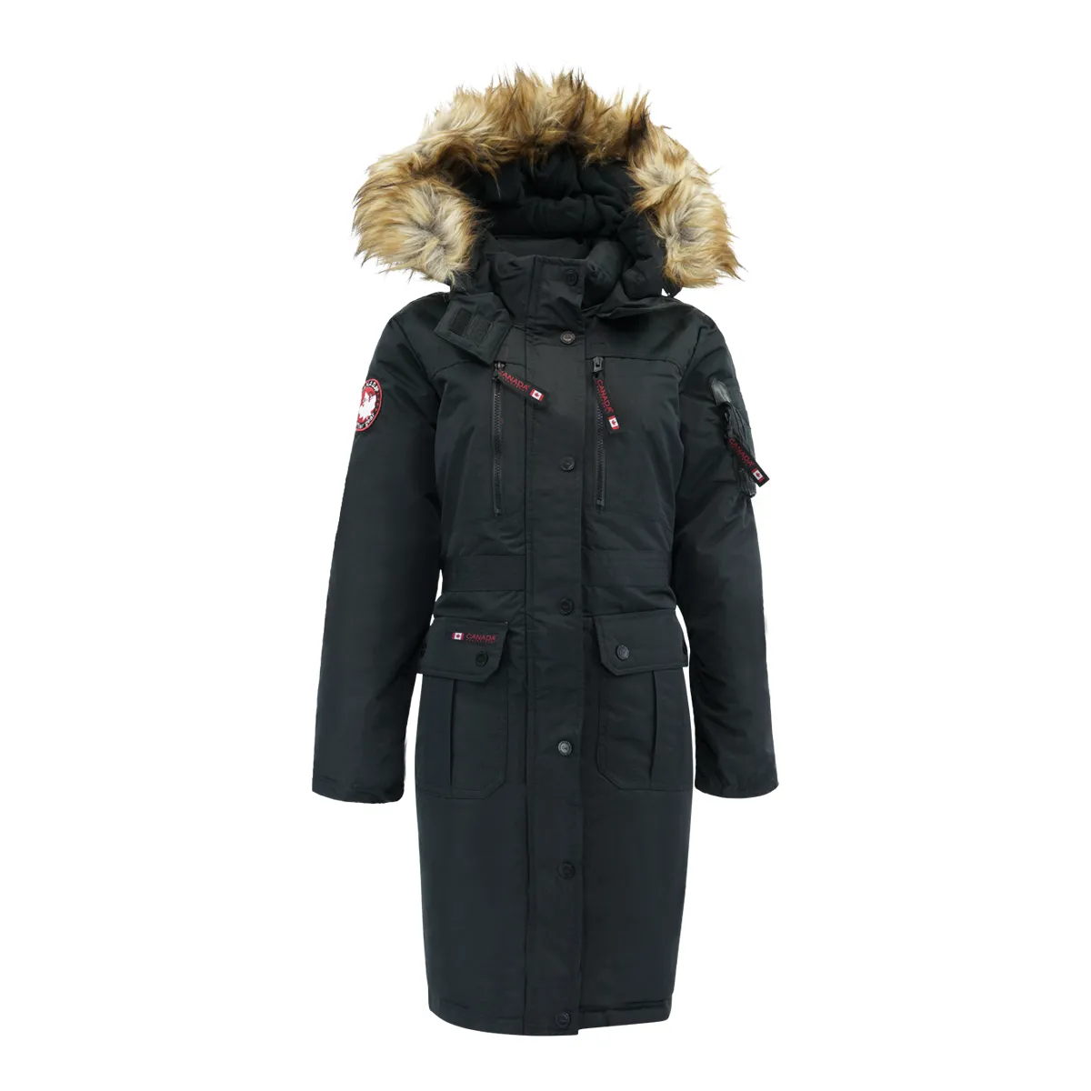 Canada Weather Gear Women's Mid Length Parka Jacket