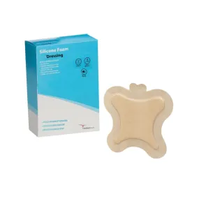 Cardinal Health™ Silicone Bordered Sacral Design Foam Dressing