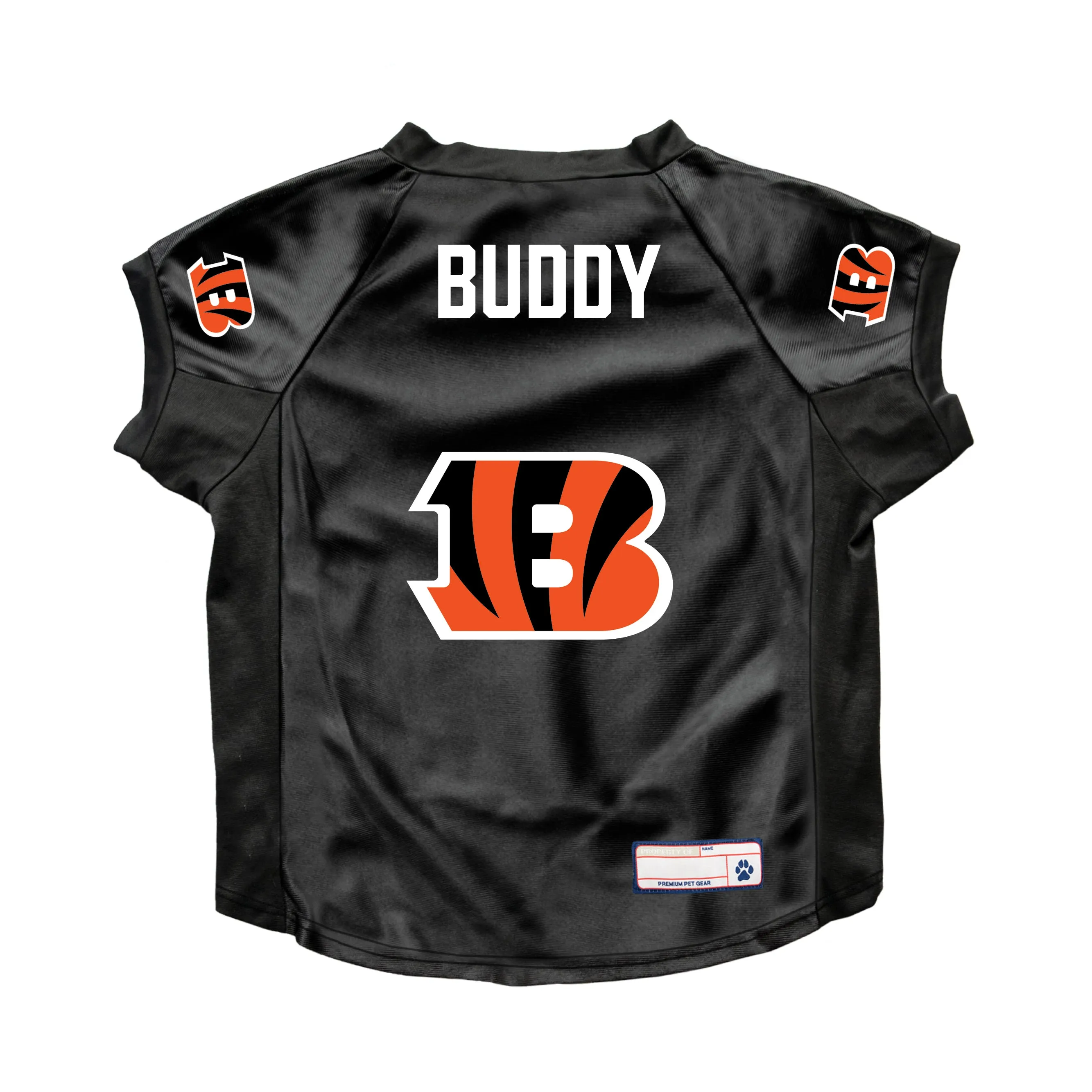 Cincinnati Bengals Big Custom Pet Stretch Jersey