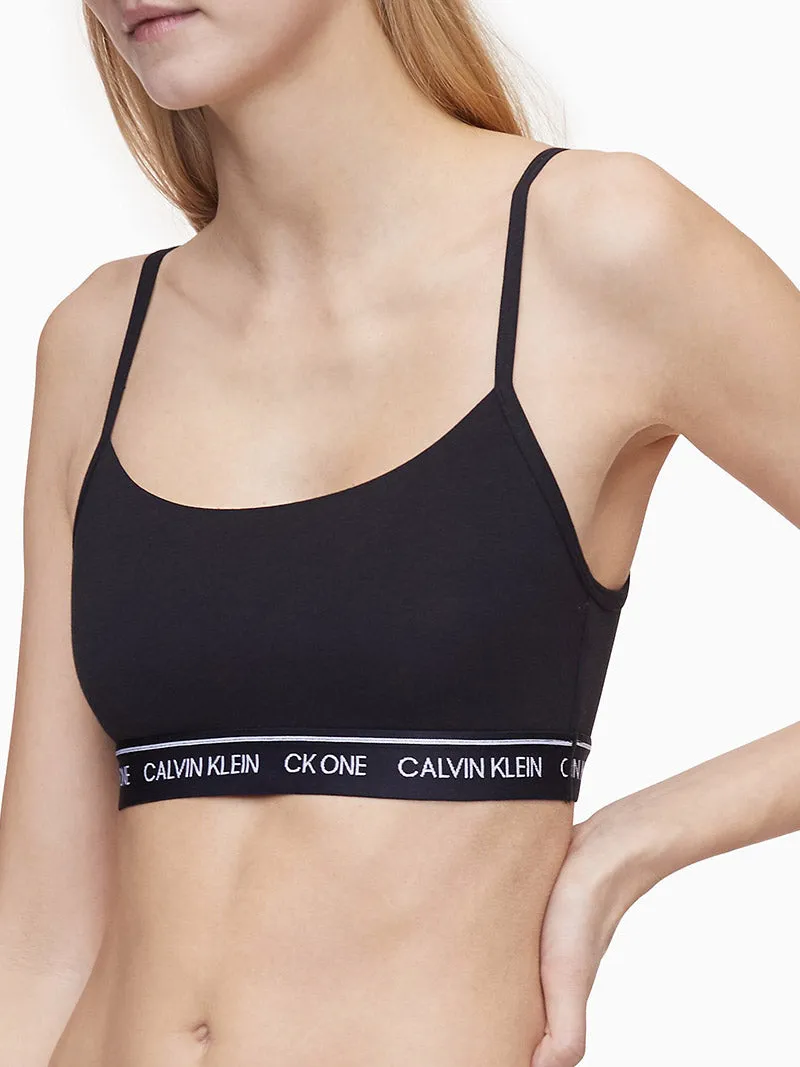 CK ONE UNLINED BRALETTE