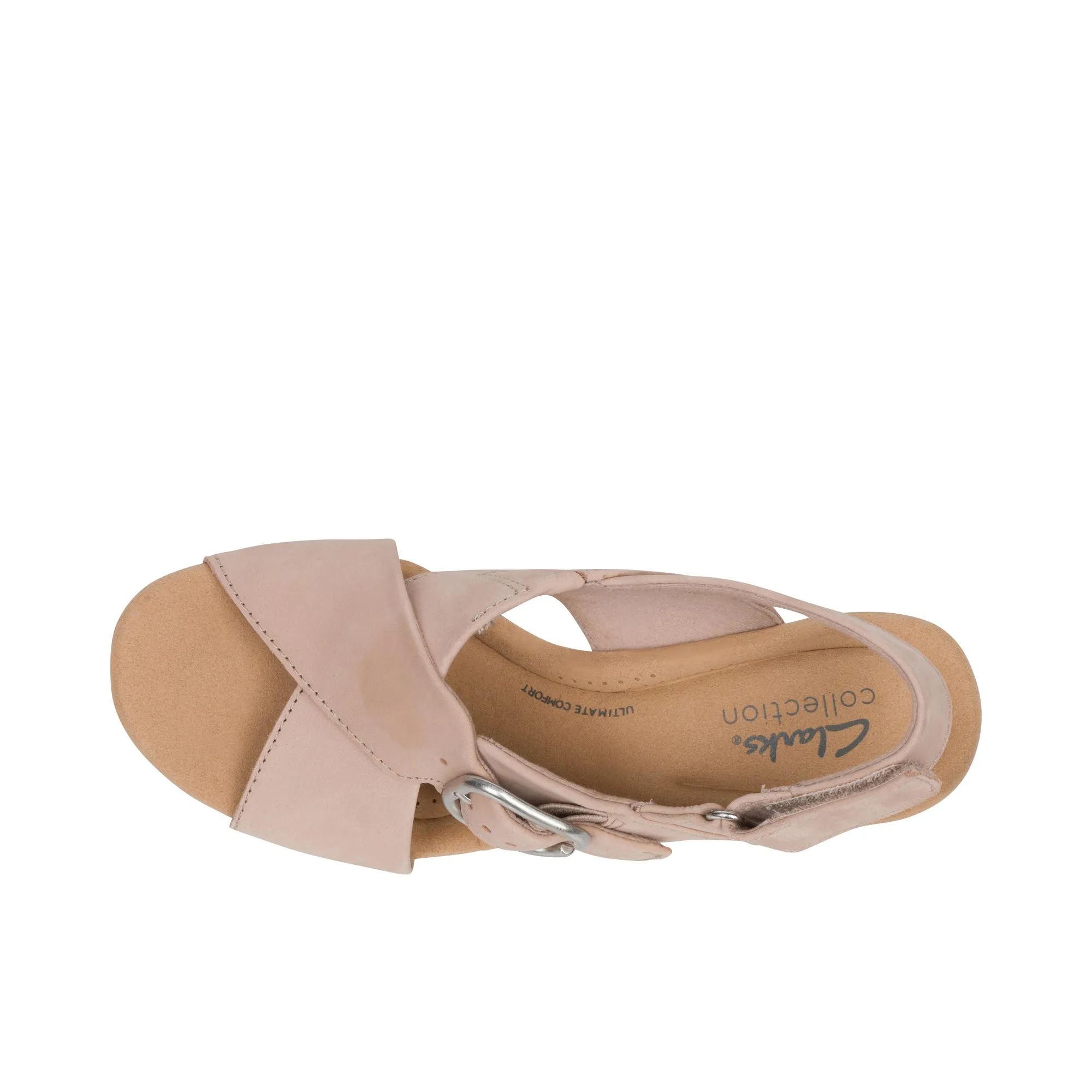 Clarks Womens Giselle Dove Sand Nubuck