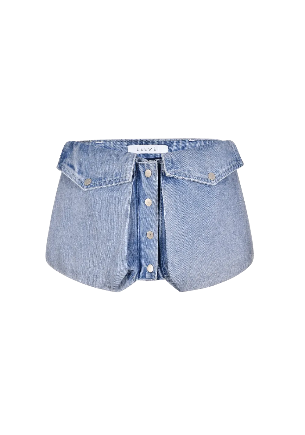 Denim Low Waist Shorts