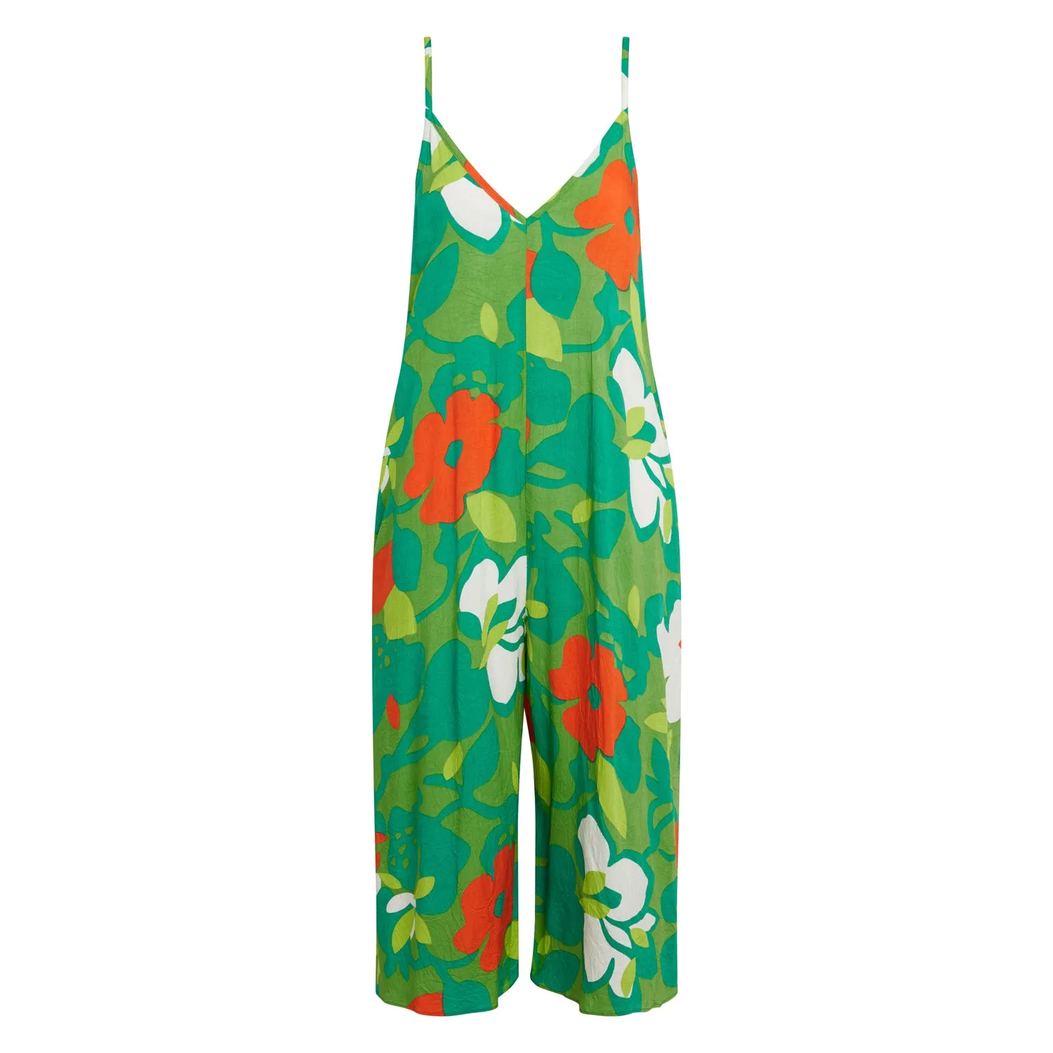 Easy Jumpsuit - Hau Flower Green