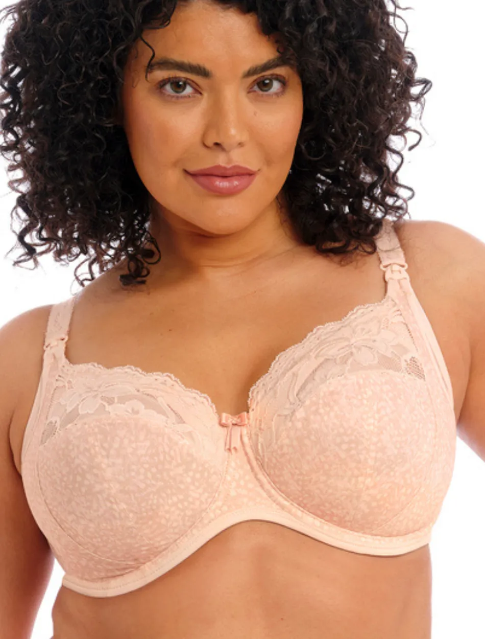 Elomi Molly Underwire Nursing Bra, Cameo Rose | Rose Pink Nursing Bra By Elomi Lingerie