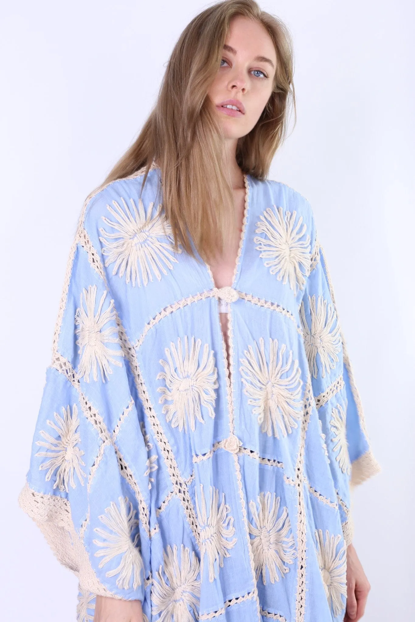 FLORA CROCHET KIMONO