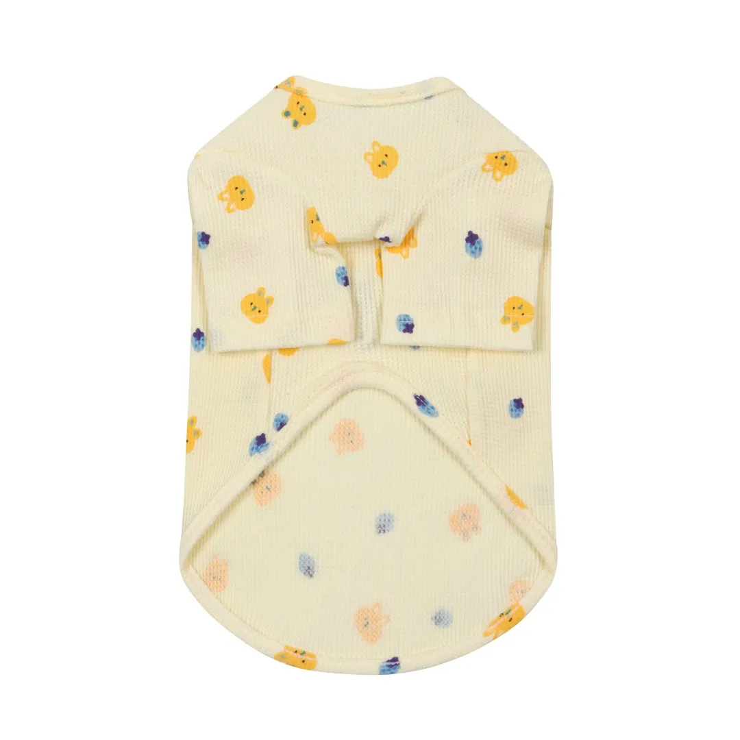 Funny Bunny Cozy Top - Yellow