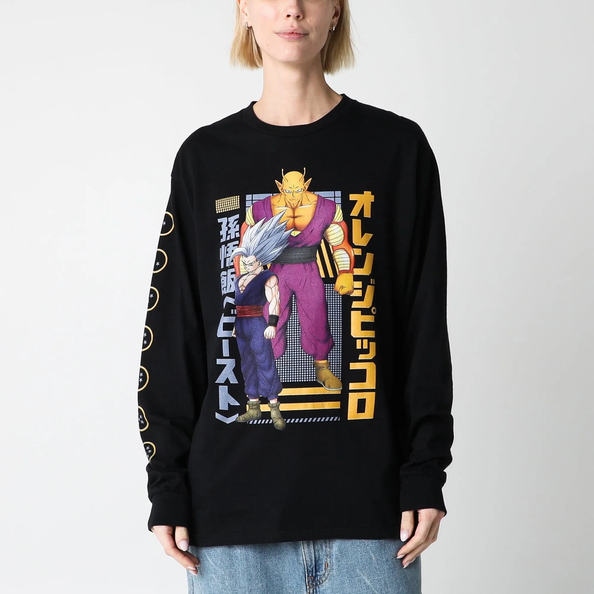 Gohan & Piccolo Black Long Sleeve Tee