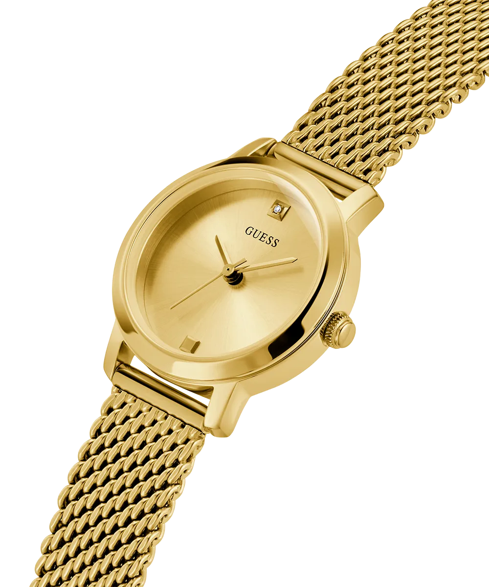 GUESS Ladies Gold Tone Analog Watch