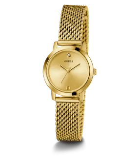 GUESS Ladies Gold Tone Analog Watch