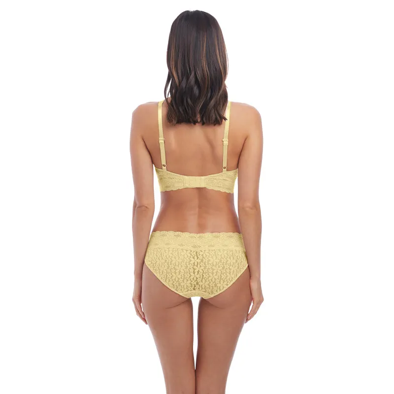 Halo Lace Soft Cup Bra Lemon Yellow - Wacoal