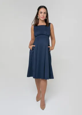 INTO THE BLUE Maternity & Nursing Dress