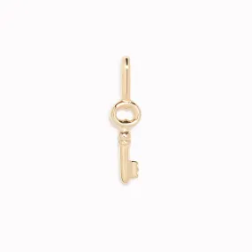 Key Charm 14k Gold