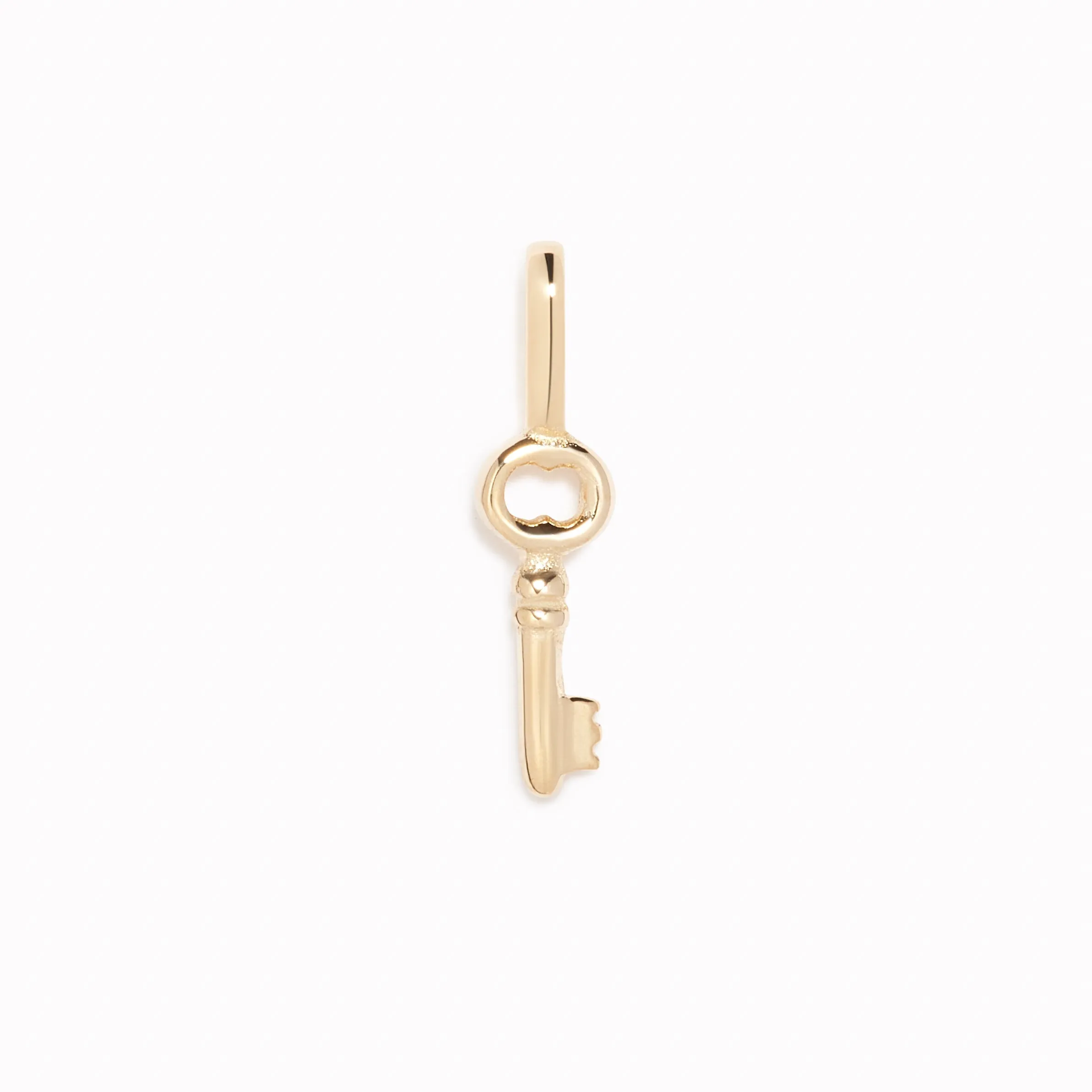 Key Charm 14k Gold