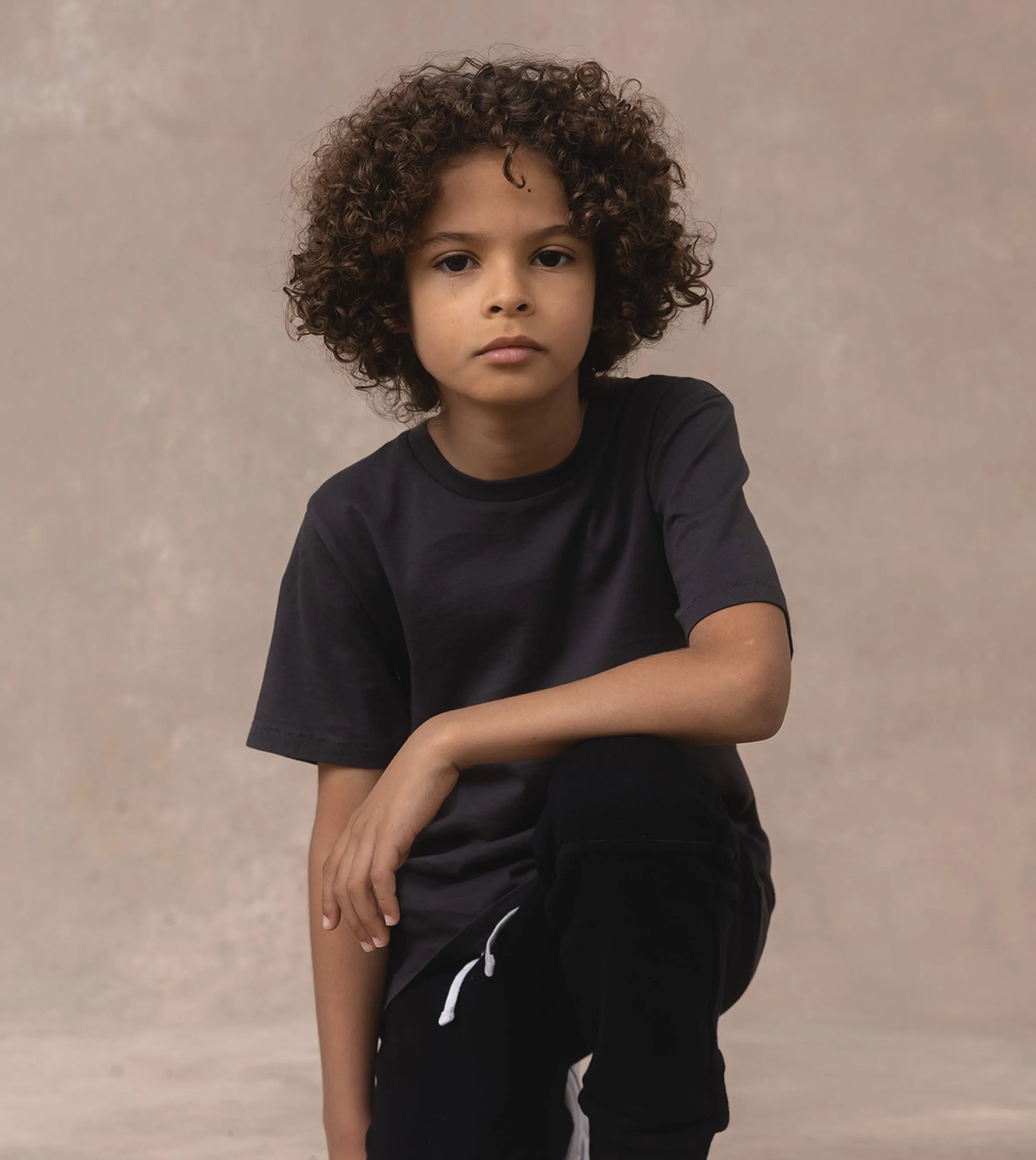 Kids Box Tee GD Dk Grey