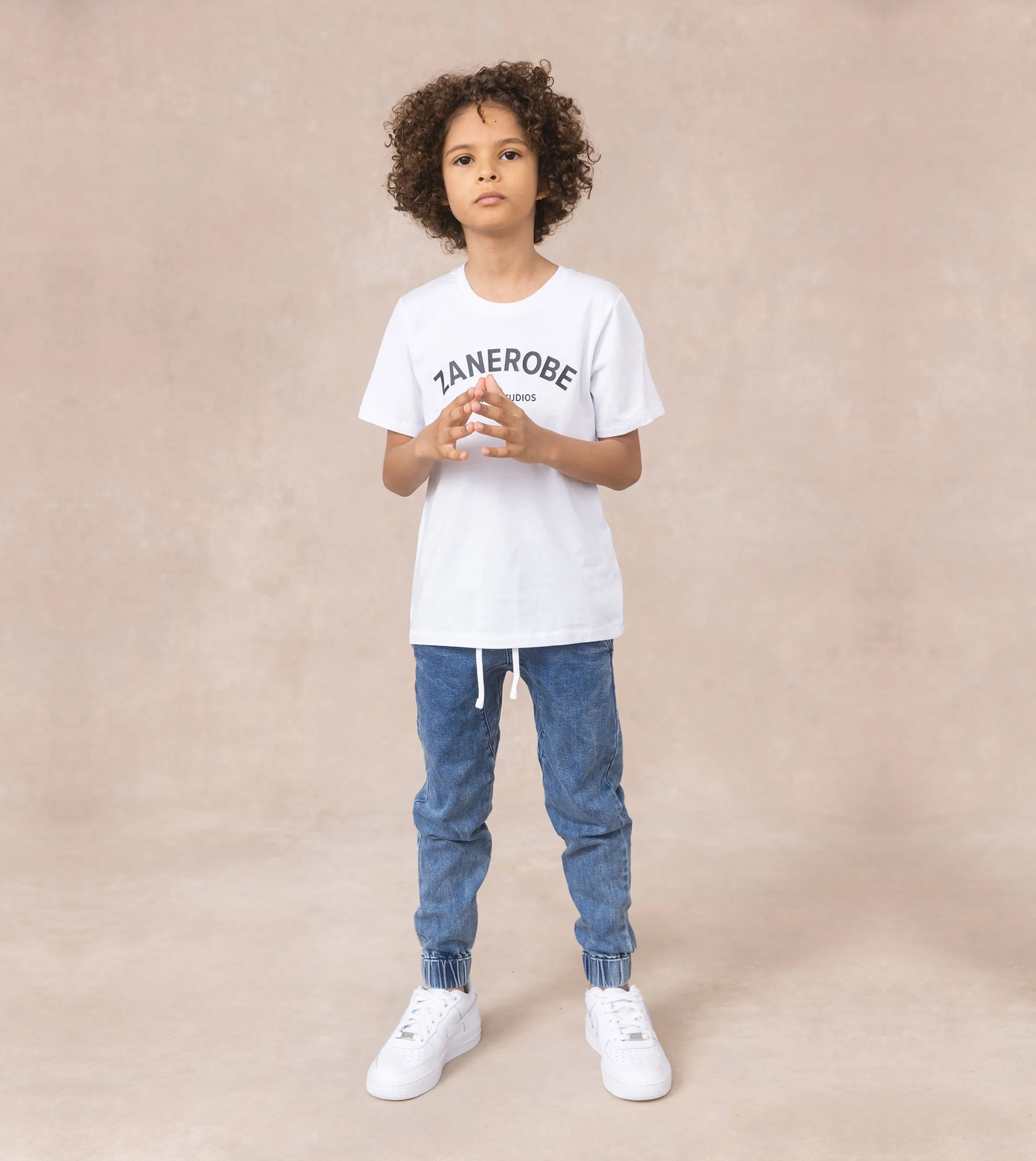 Kids DS Box Tee White