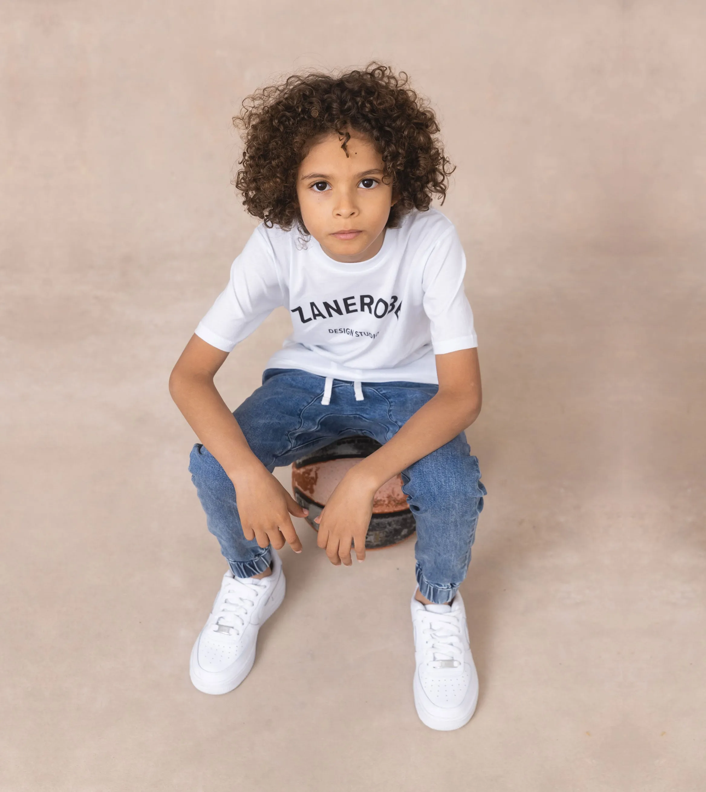 Kids DS Box Tee White