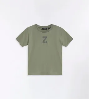 Kids Z Box Tee Dk Moss