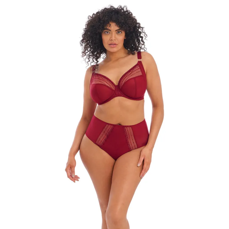 Matilda Crimson Red Plunge Bra - Elomi