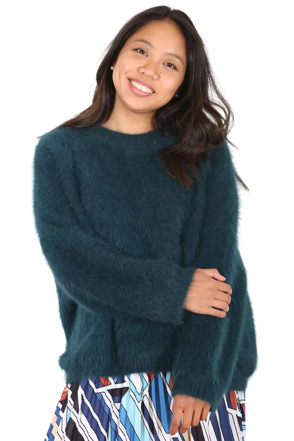 Montreal Knit Teal in Angora