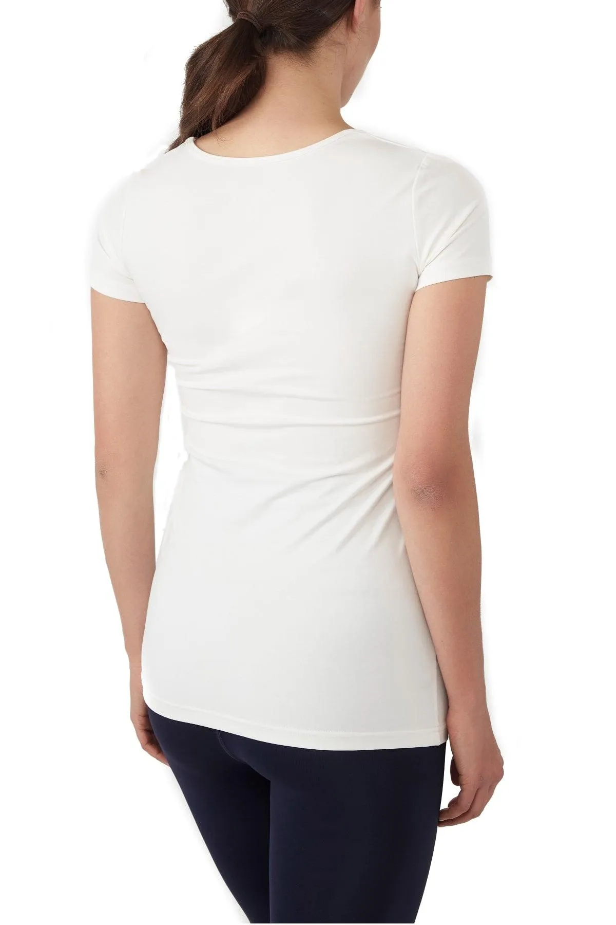 Nia Short Sleeves Round Neck Nursing Top