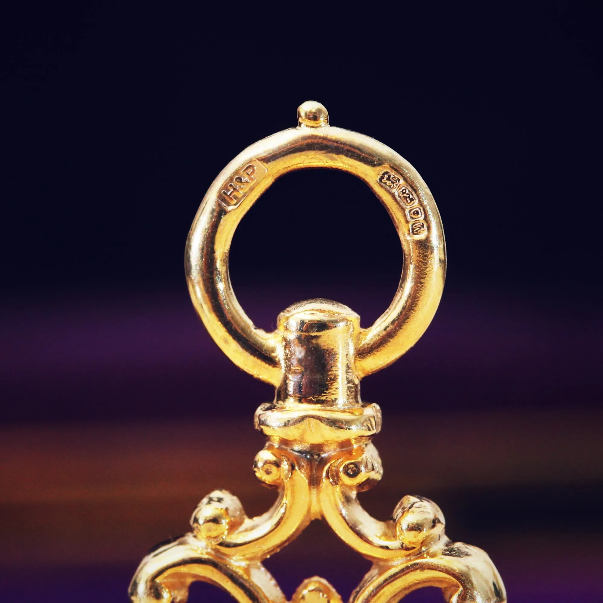 Ornamental Silver-Gilt Key