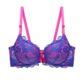 Plus Size Lace Bras for Women Sexy Lingerie Super Push Up Brassiere B C  Women's  Underwear