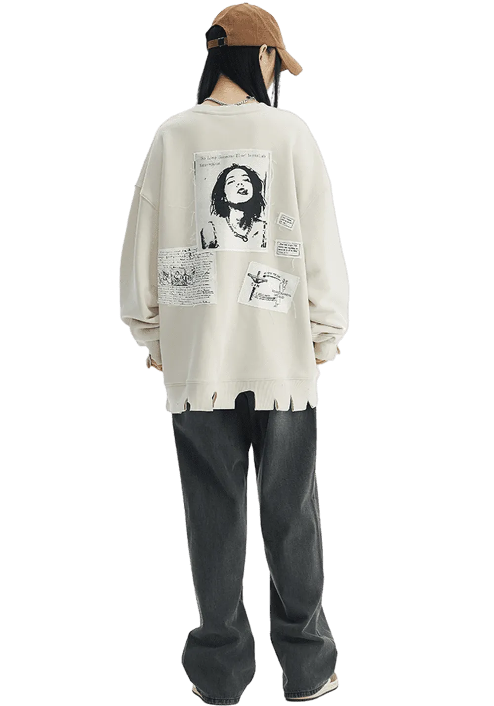 Portrait Patch Sweatshirt